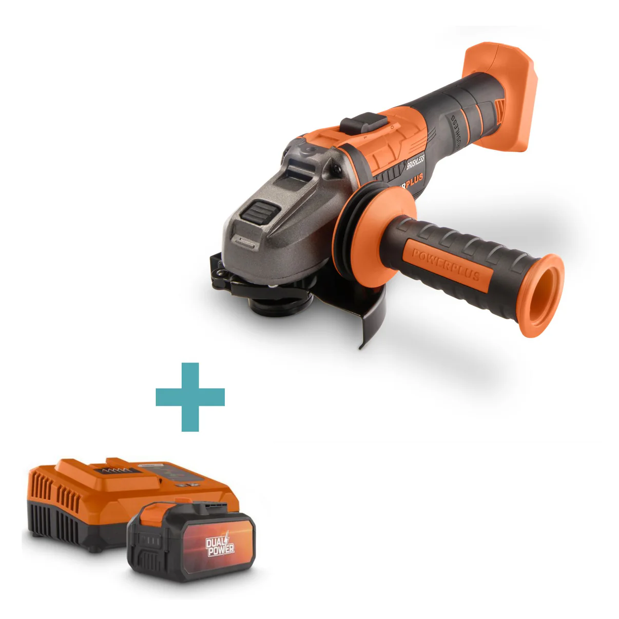 40V 125mm Cordless Angle Grinder and Battery Set