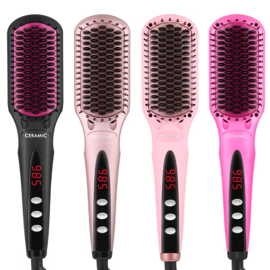 45% off on Enzo Electric Straightener Brush | OneDayOnly
