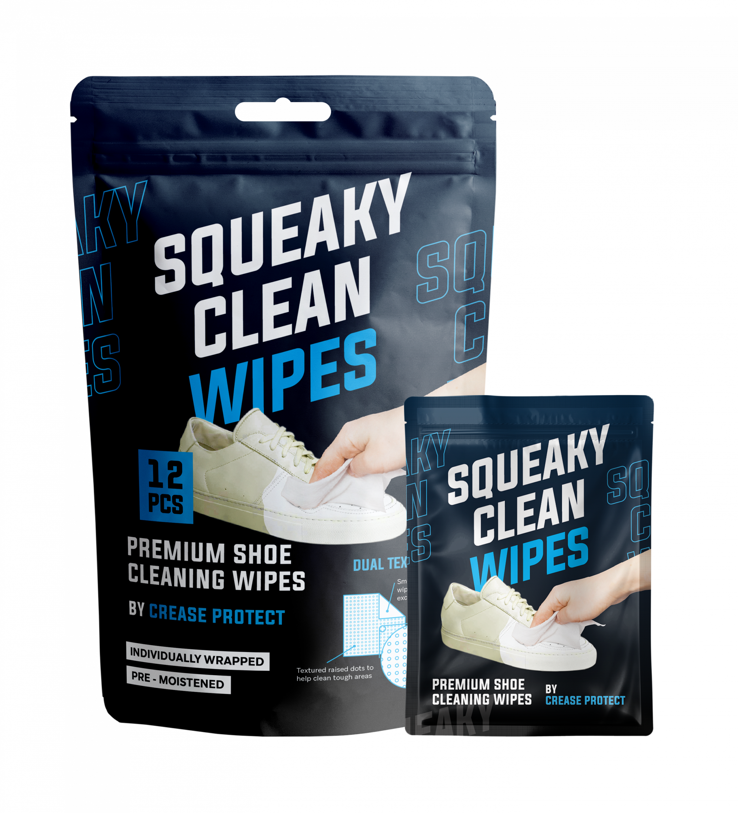 2x 12-Piece Squeaky Clean Wipes