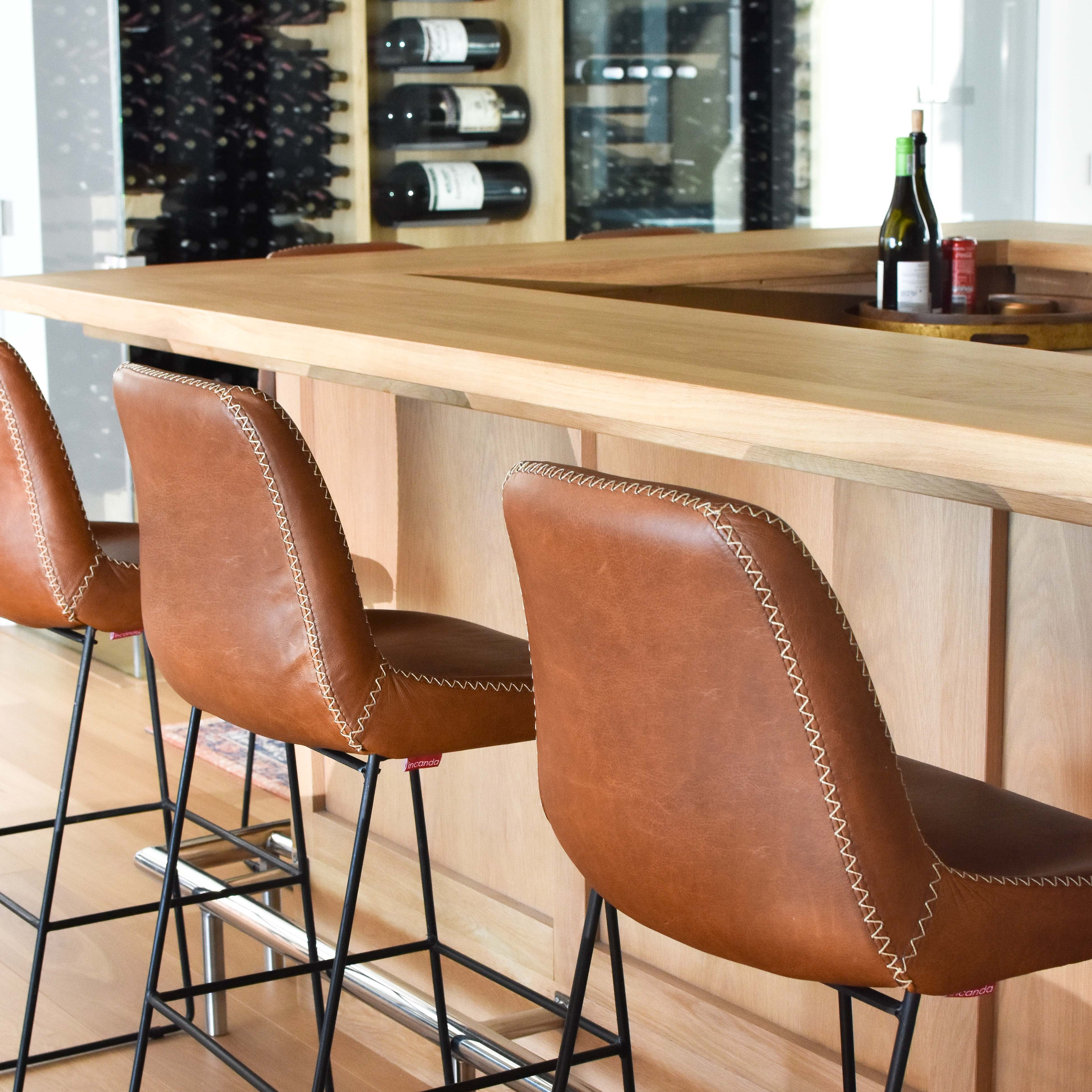 Hand-Stitched Full-Grain Leather Chair
