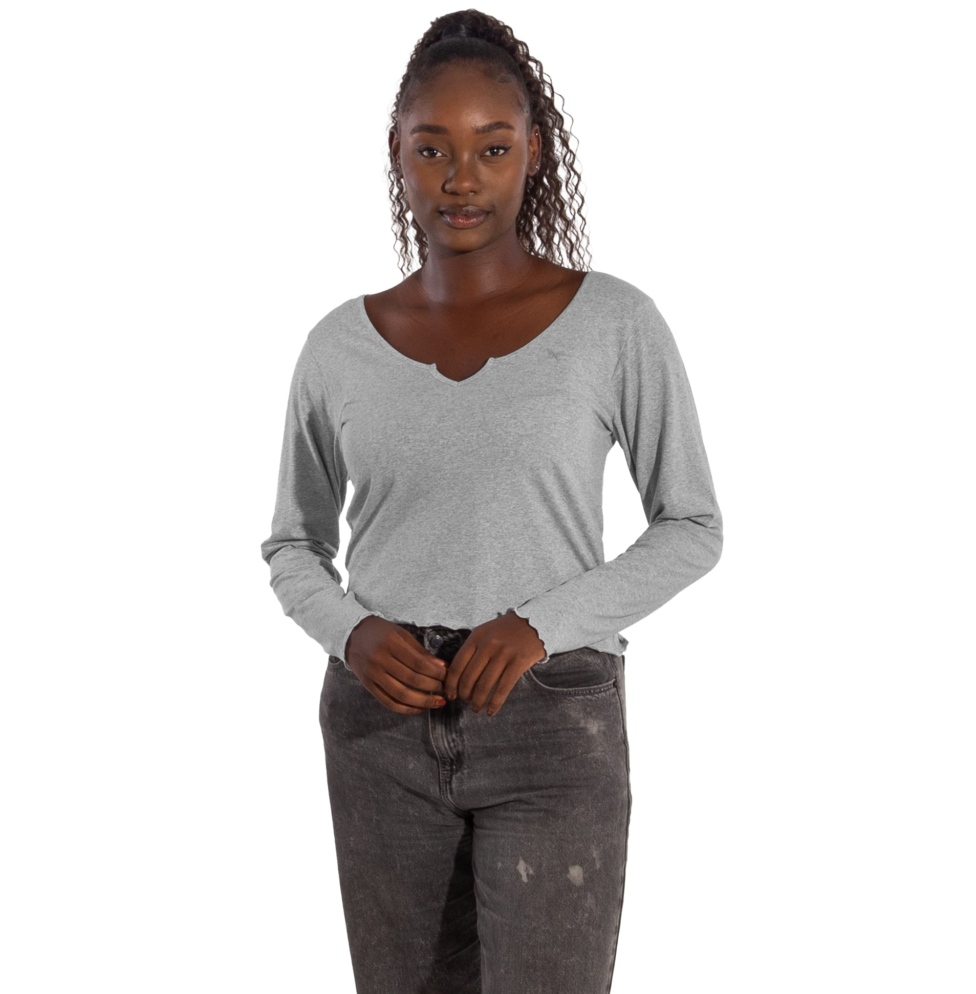 Ladies Light Grey Milley Tee