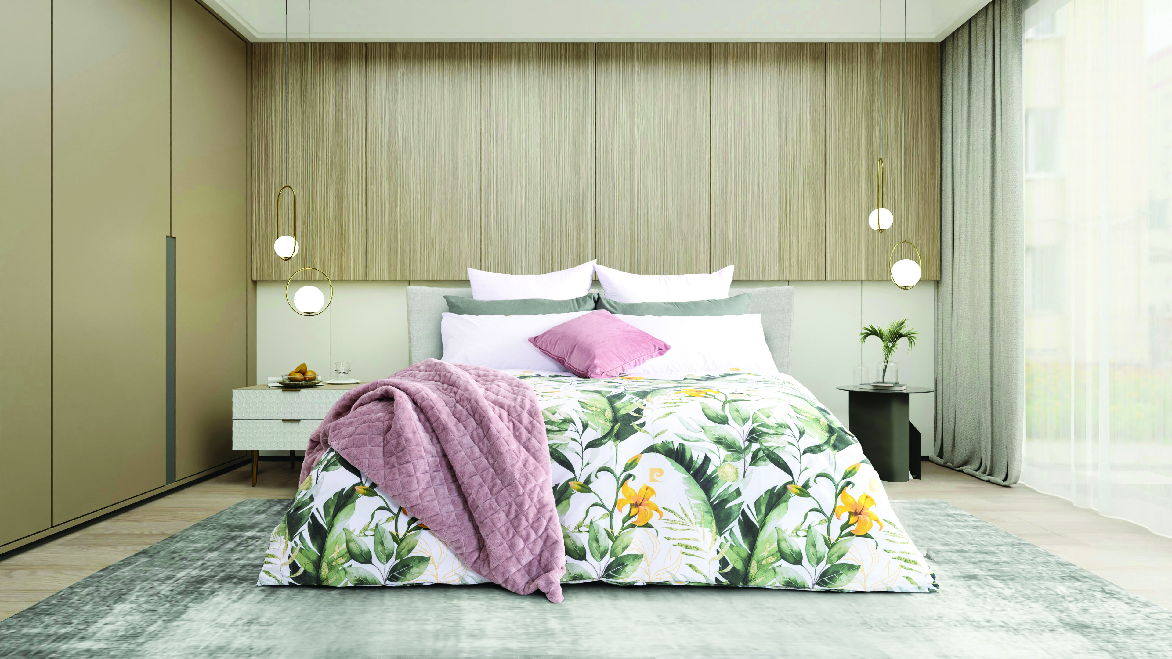 Bright Petals Quilted Sofa Cover NCU0DV1746