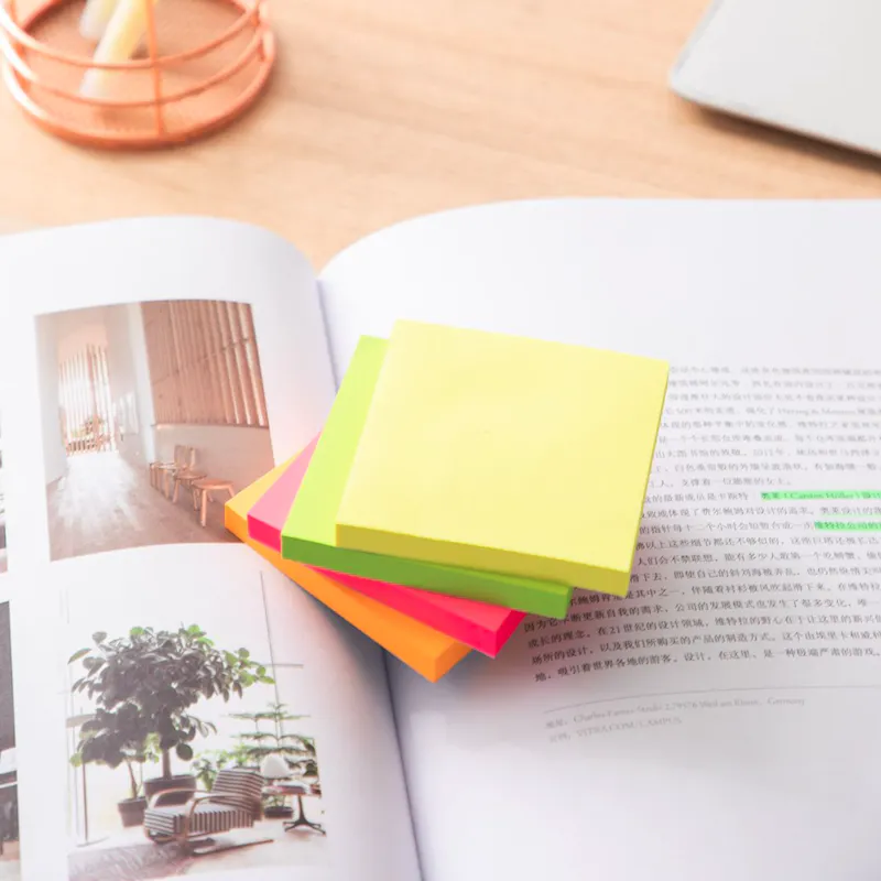 34% off on Deli 400-Sheet Neon Sticky Note Cube | OneDayOnly