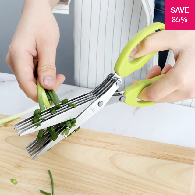 35% off on 5-Blade Scissors with Cleaner | OneDayOnly