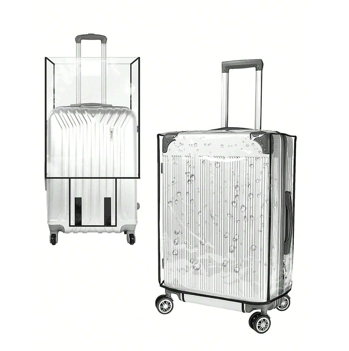 Reusable Clear Protective Luggage Cover