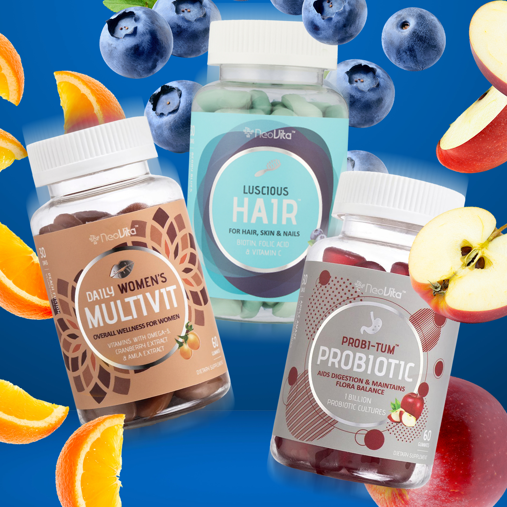 3-Piece Women's Health Gummies Bundle