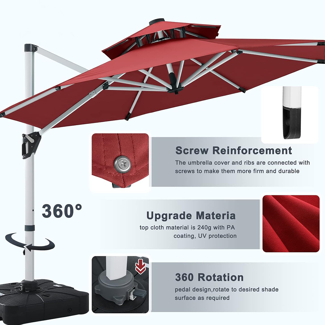56% off on FloatVeil XL Cantilever Umbrella | OneDayOnly