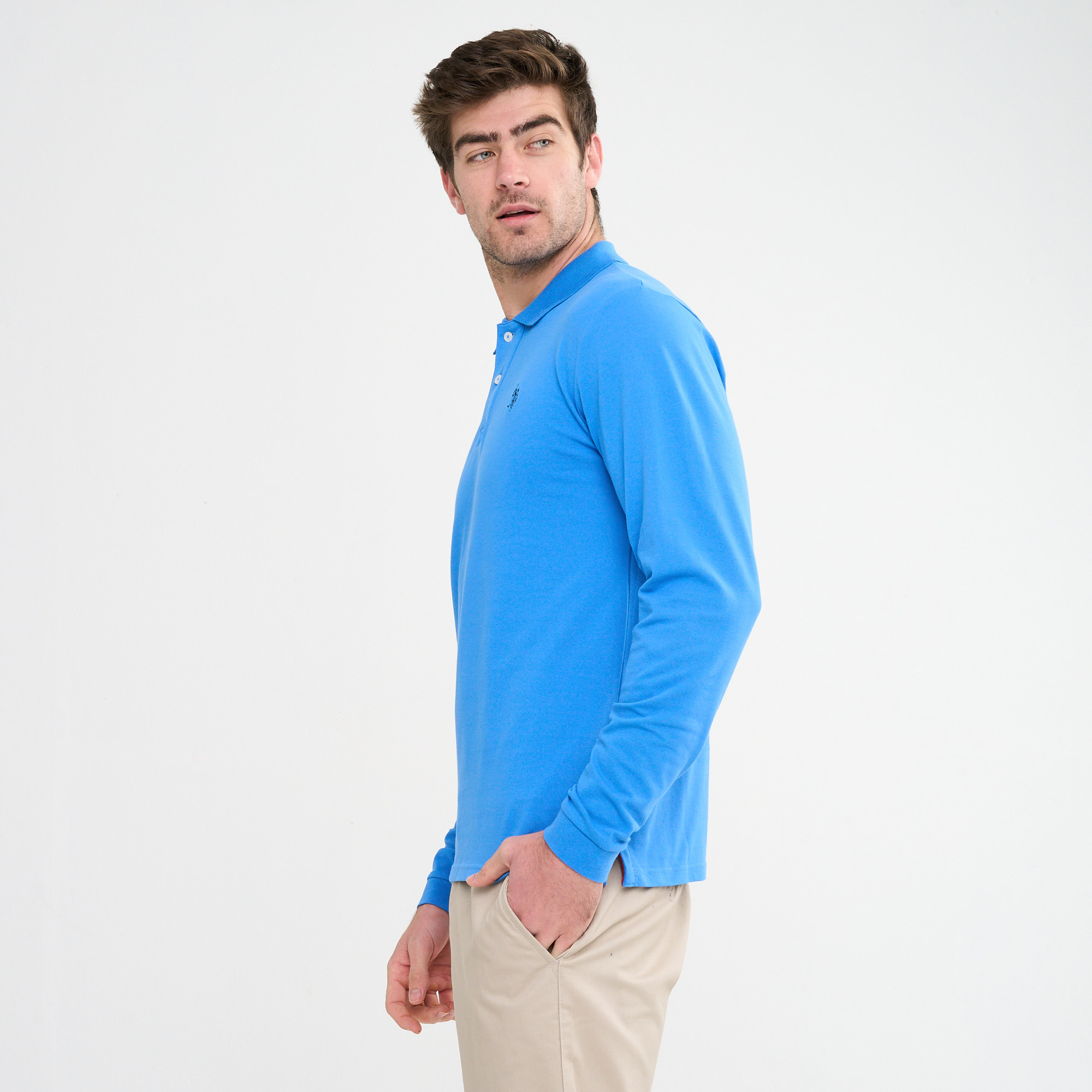 40% off on USPA Men's Long Sleeve Polo Shirt | OneDayOnly