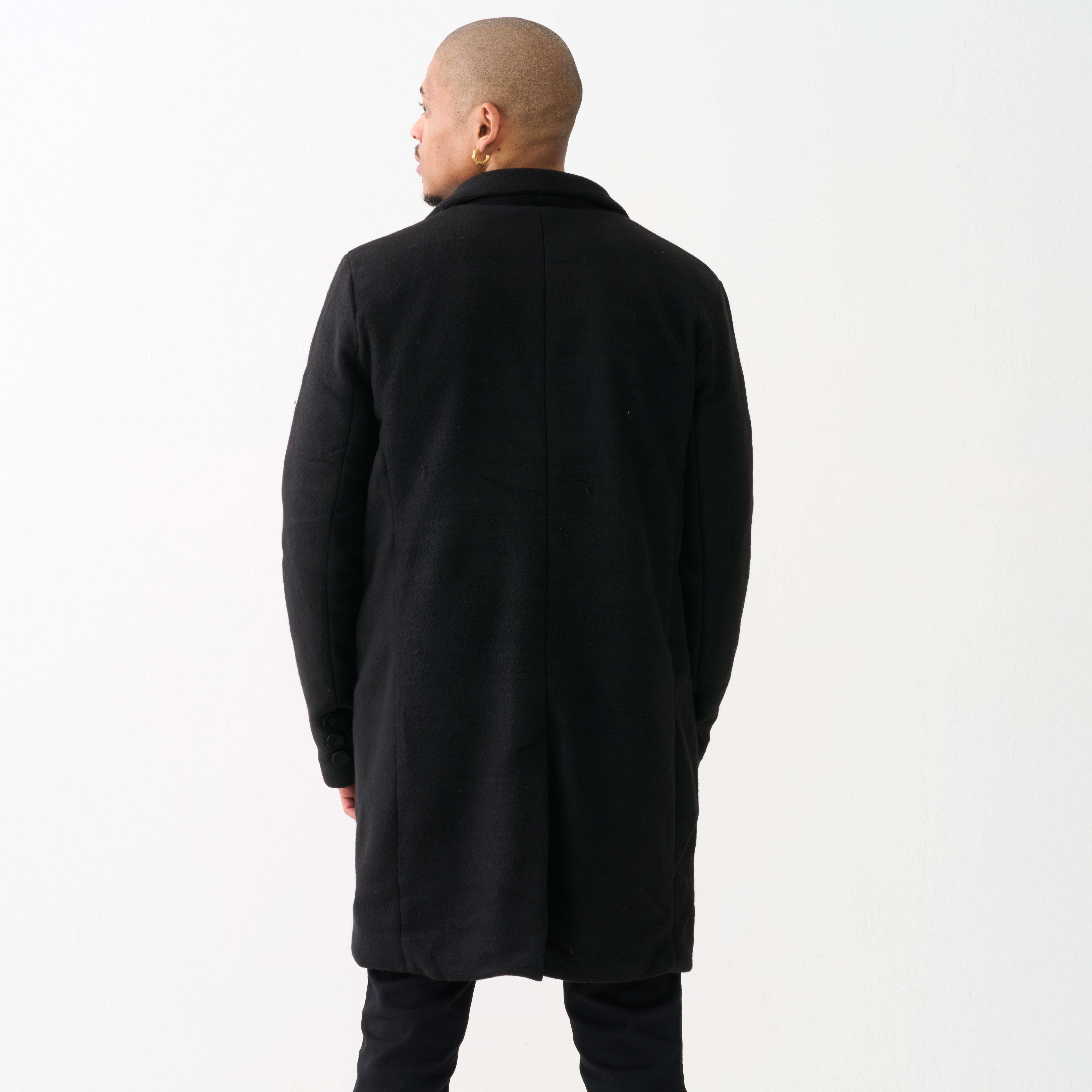50% off on Men's Unstructured Melton Coat | OneDayOnly