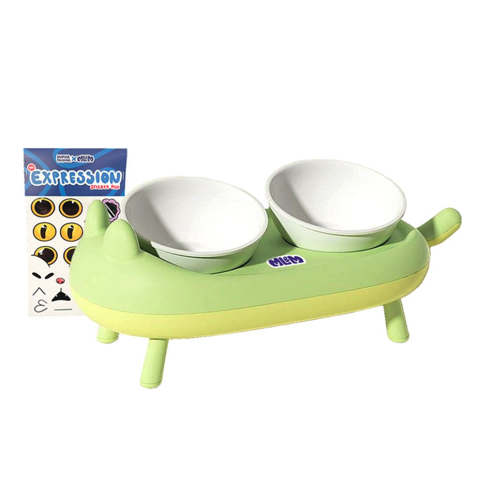 Green with Ceramic Bowls