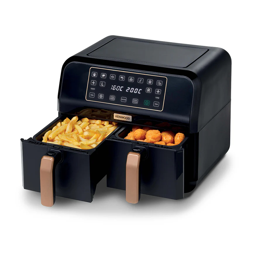 8L kHealthy Copper Dual Air Fryer (Model: HFP70.000BK)