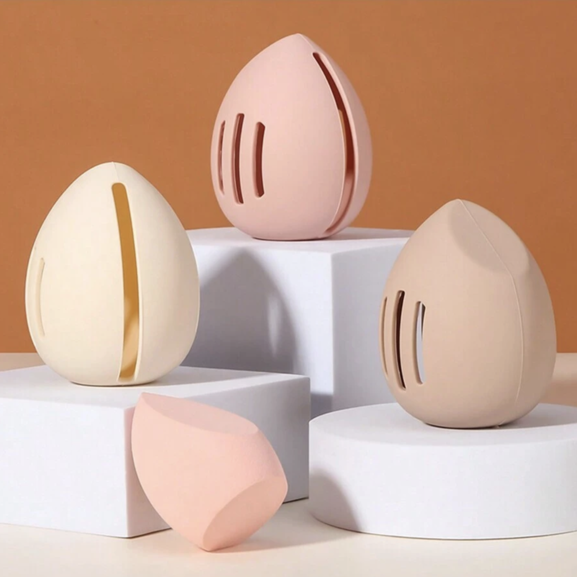 2x Silicone Makeup Sponge Holders
