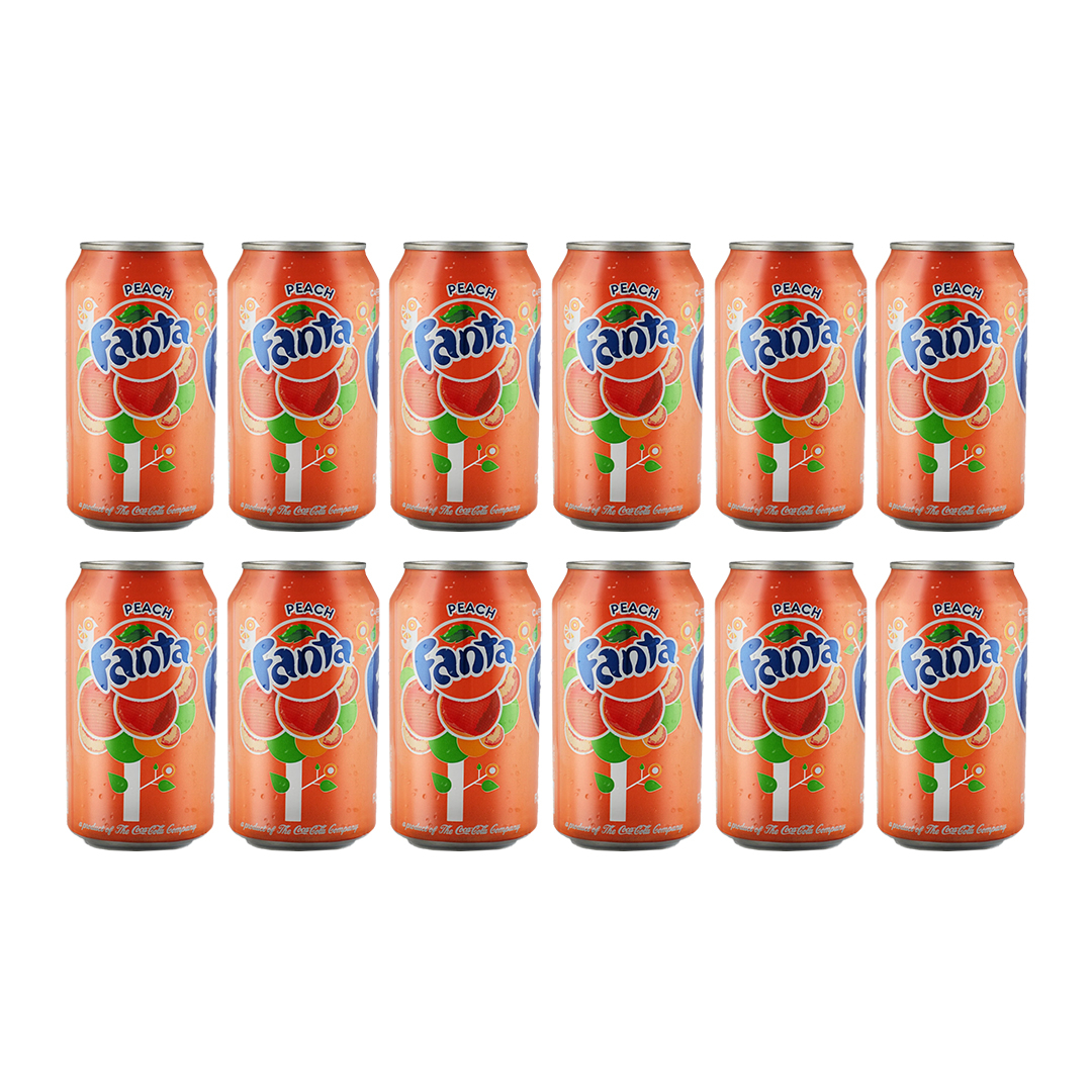 Fanta 12x 355ml Flavoured Soda Drinks | OneDayOnly