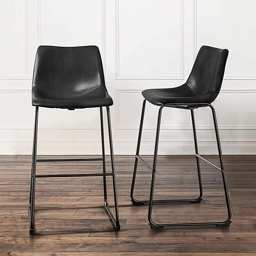 42% off on KC Furn 4x Vegan Leather Bar Stool | OneDayOnly