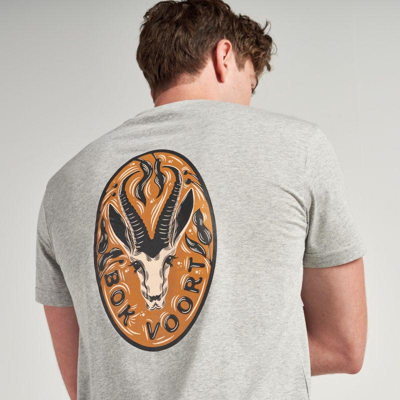 Unisex Grey Bok Voort T-Shirt