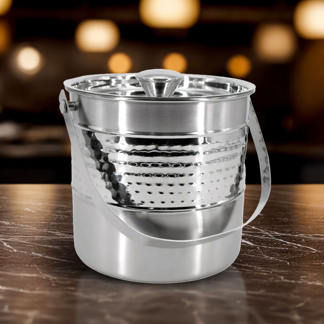 28 off on 2.7L Hammered Ice Bucket with Lid OneDayOnly