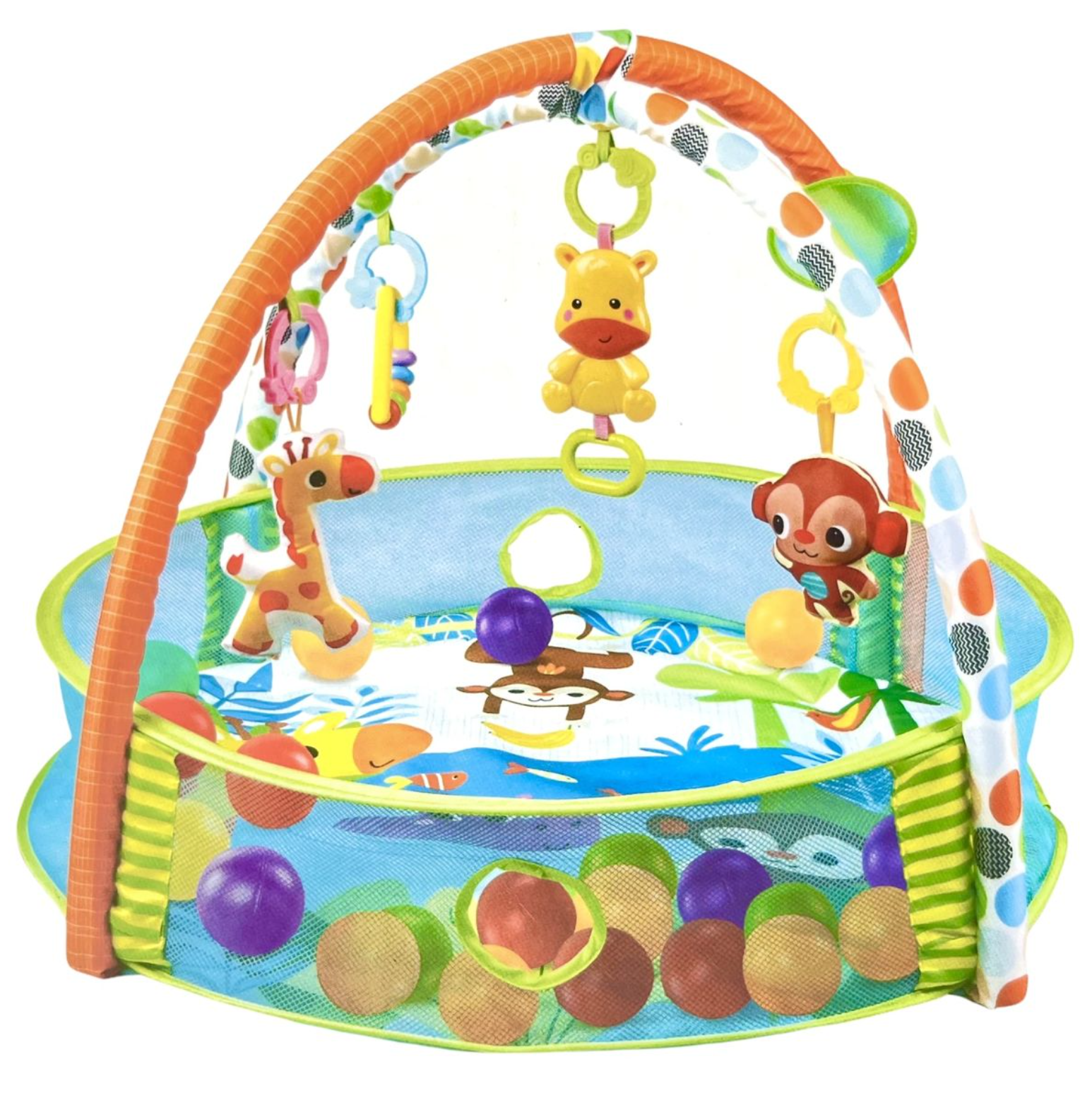 Baby Activity Gym and Ball Pit Play Mat