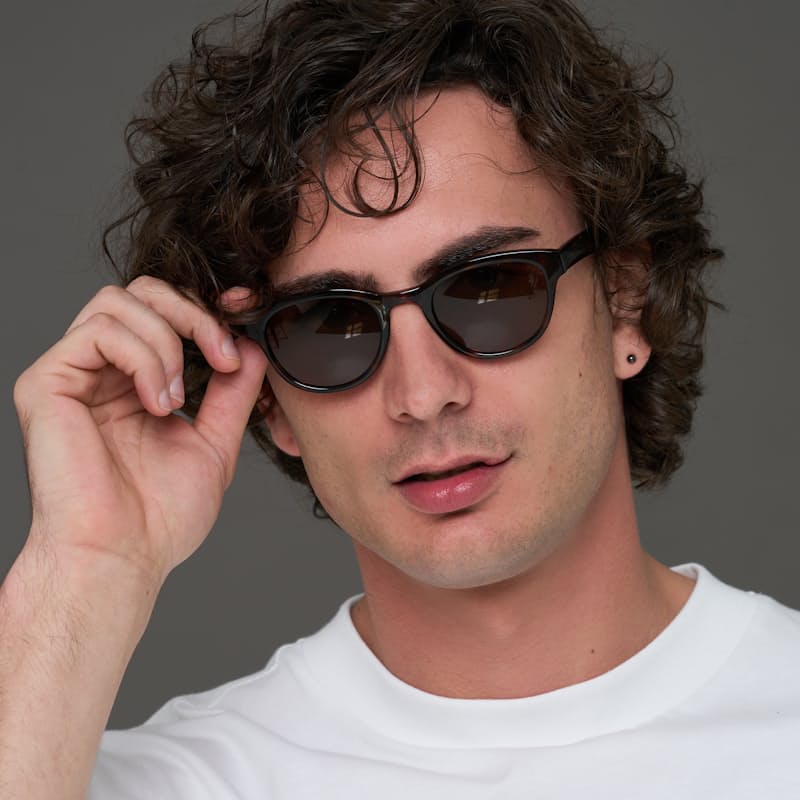 Dark Tort/Solid Brown