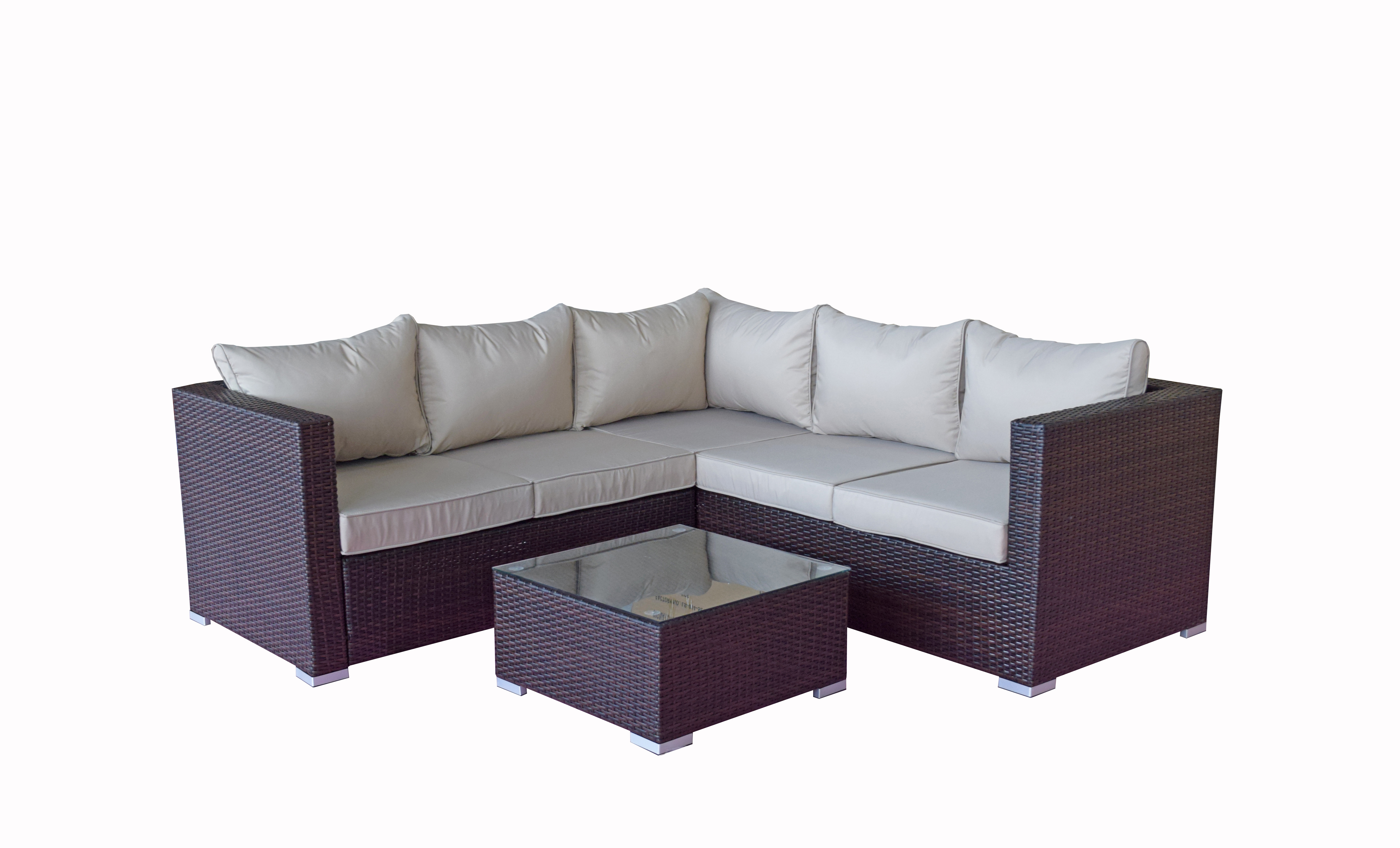 50 off on Corner Rattan Patio Sofa Set OneDayOnly