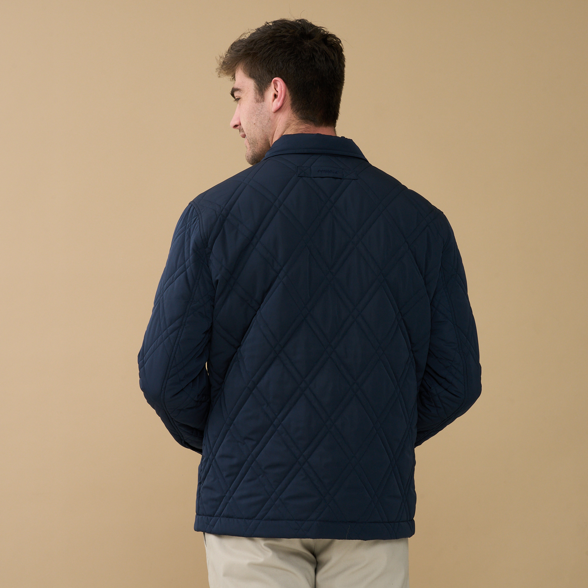 46% off on Men's Navy Lance Quilted Jacket | OneDayOnly