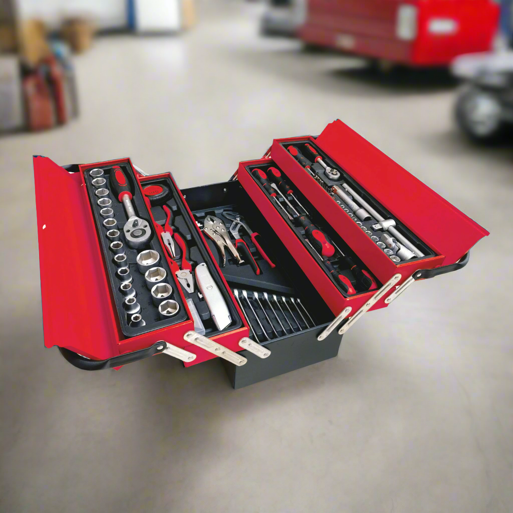 85-Piece Tool Set with Heavy Duty Metal Box