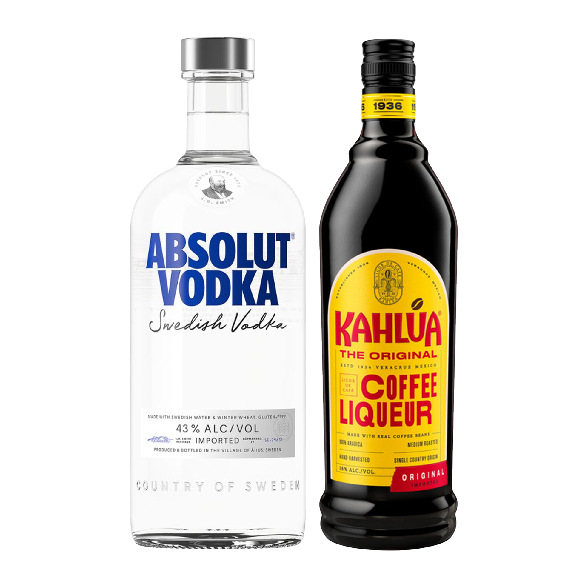 Kahlúa | Absolute 750ml Coffee Liqueur & Vodka | OneDayOnly