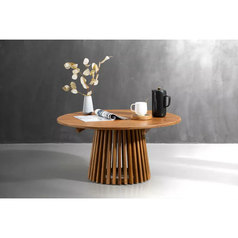 40% off on Tonga Solid Teak Wood Coffee Table | OneDayOnly