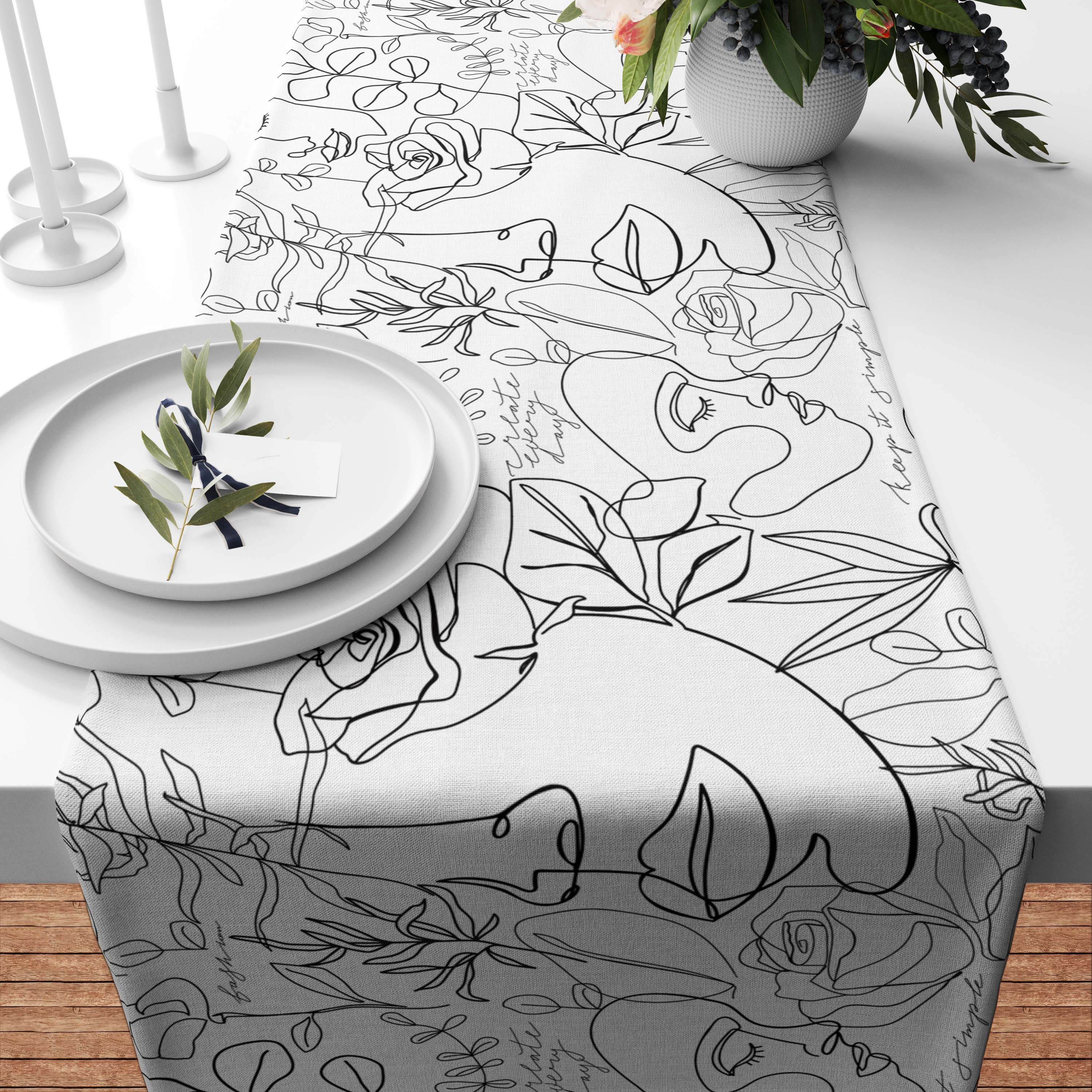 PVC Printed Table Runner