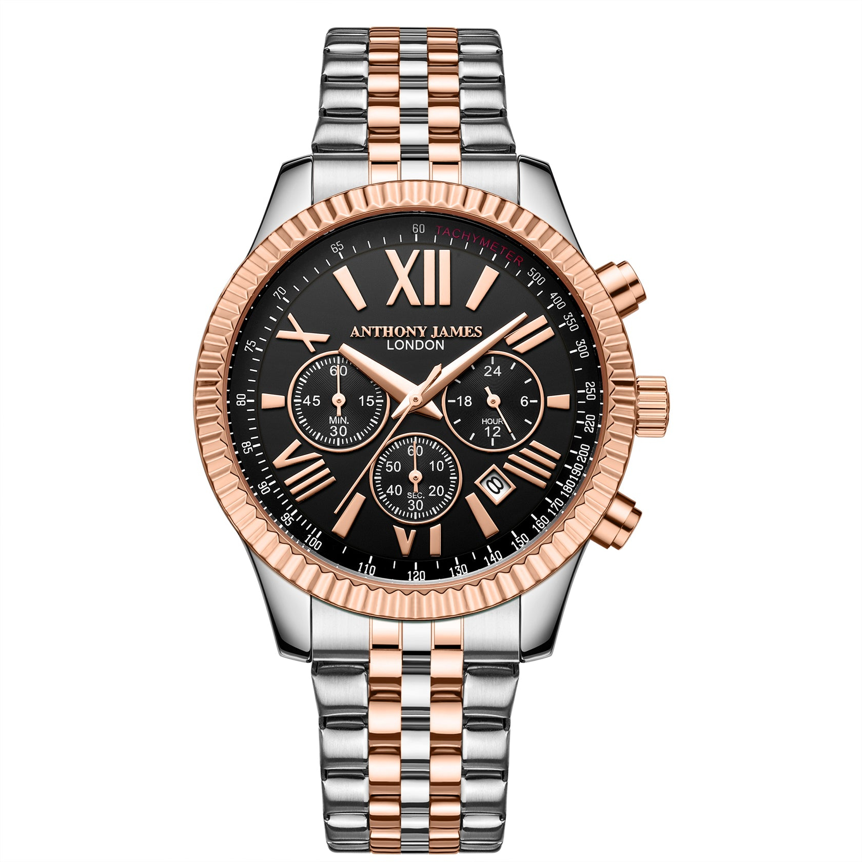 Men's Hand Assembled Limited Edition Two-Tone Sports Watch