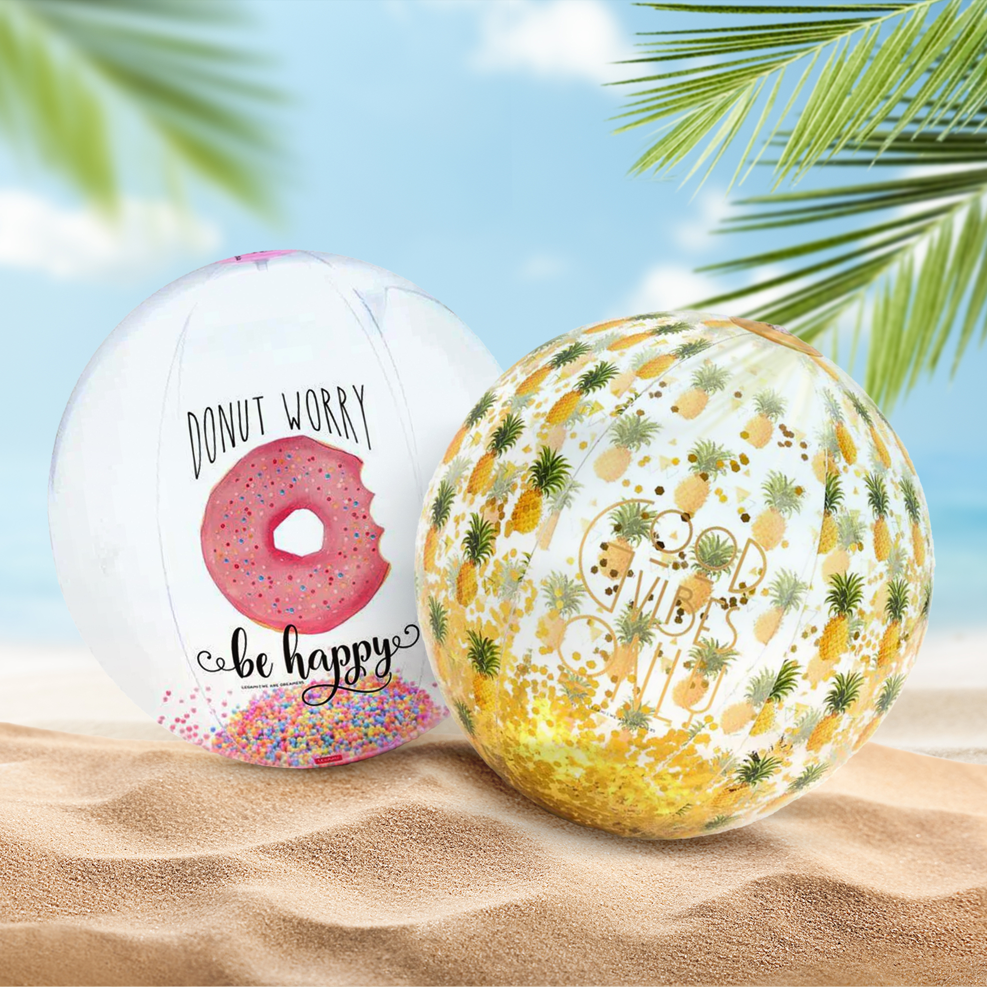 35 off on 2x 40cm Inflatable Beach Balls OneDayOnly