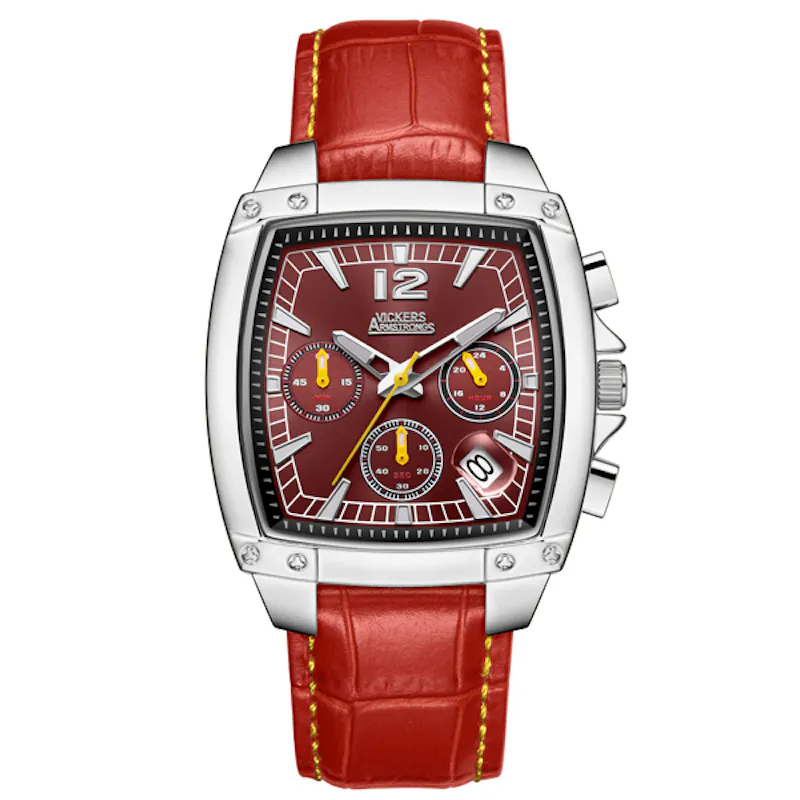 Steel/Red