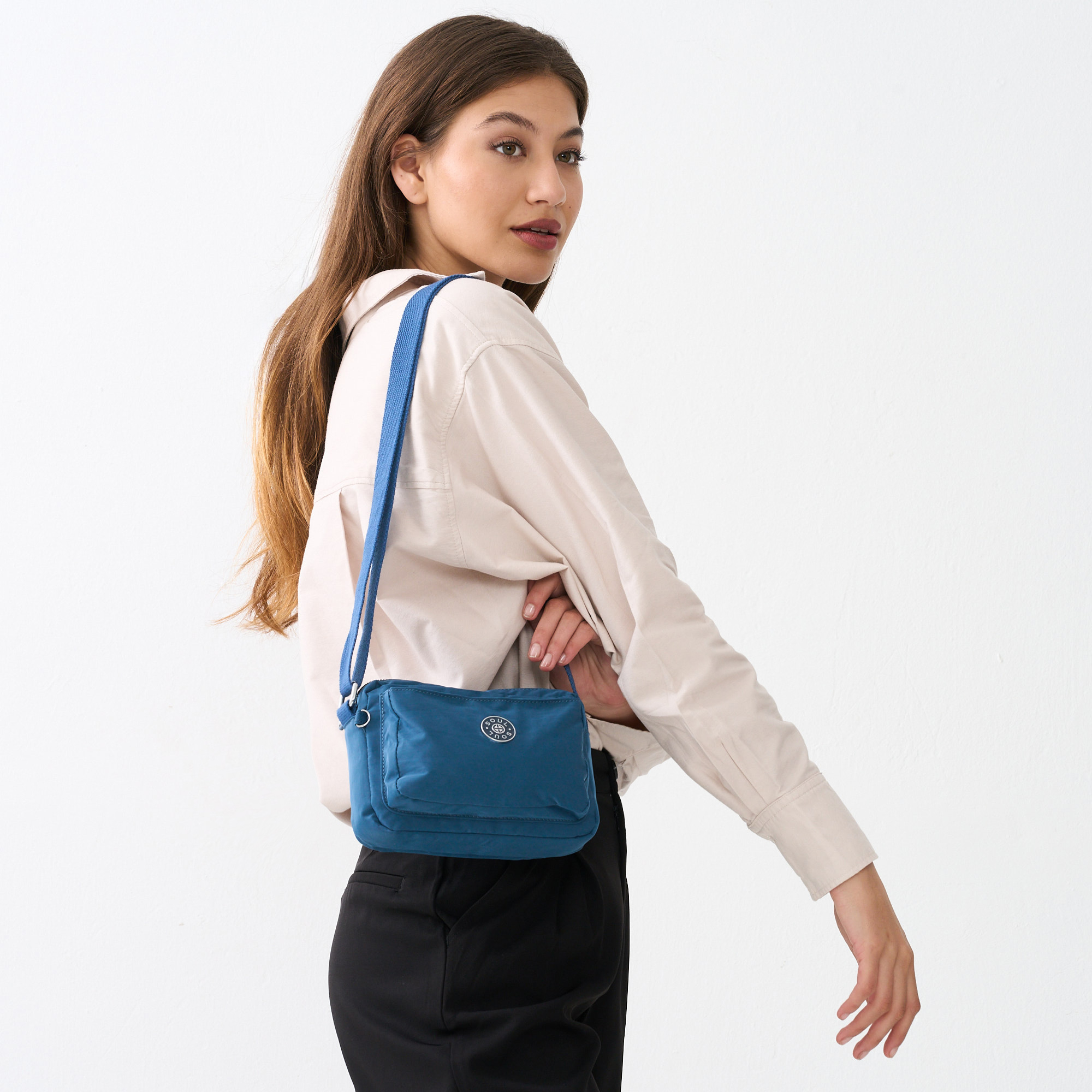 Ladies Nylon Sling Handbag