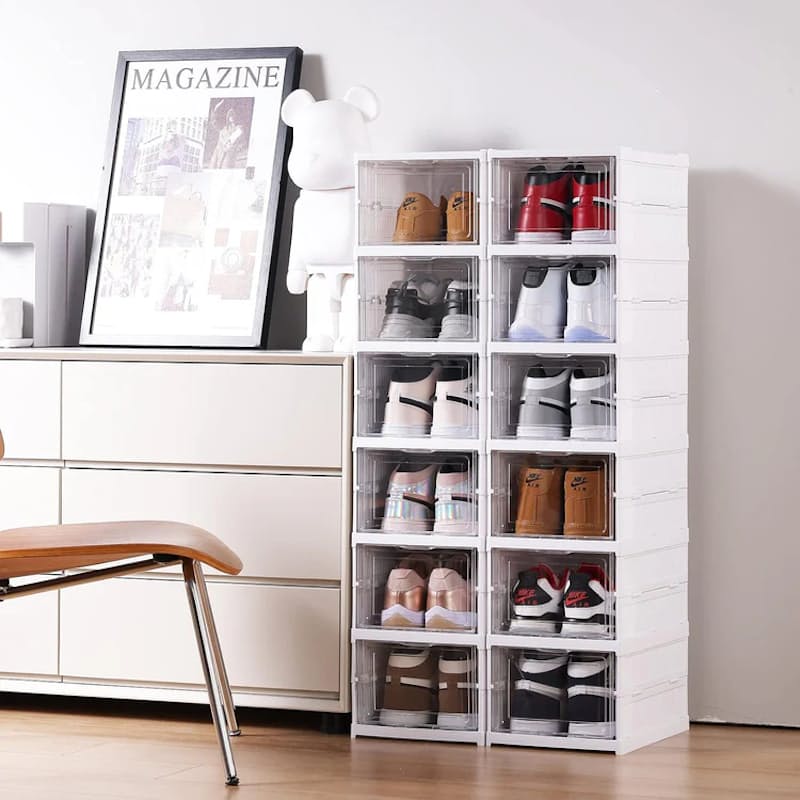 Shelf 2020 New Shoe Box Organizer Drawer 38% Off On 6-Tier