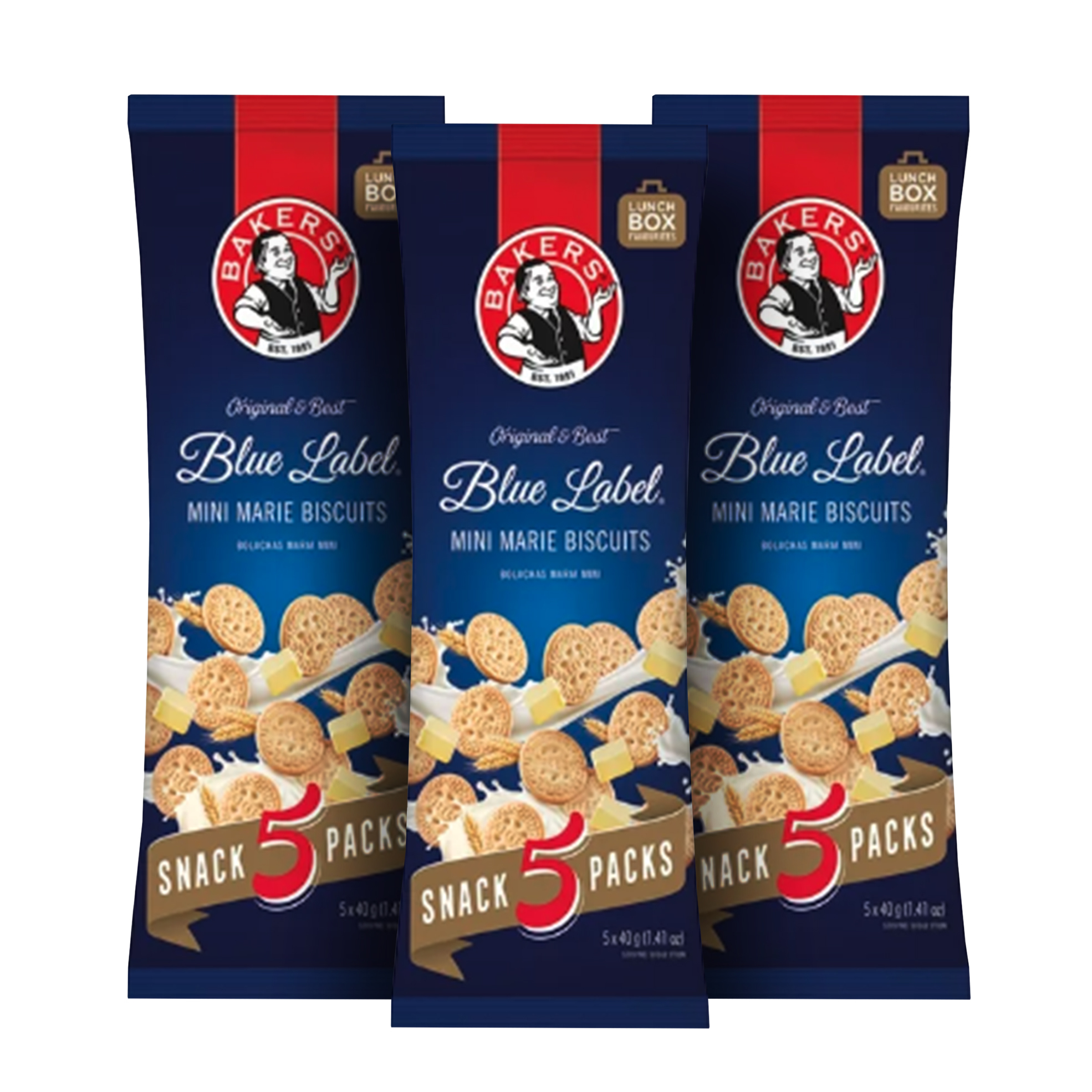 Pack of 3 Blue Label - Bundle Contents