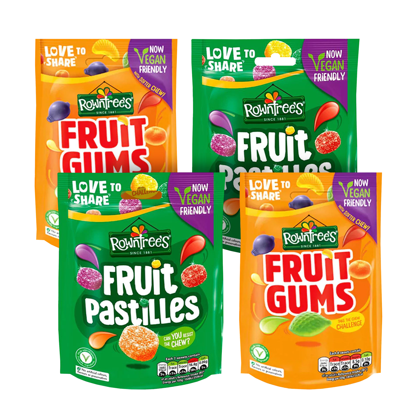 22% off on Rowntree's 4x Fruit Candy Bags | OneDayOnly