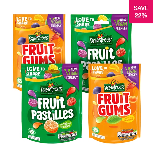 22% off on Rowntree's 4x Fruit Candy Bags | OneDayOnly
