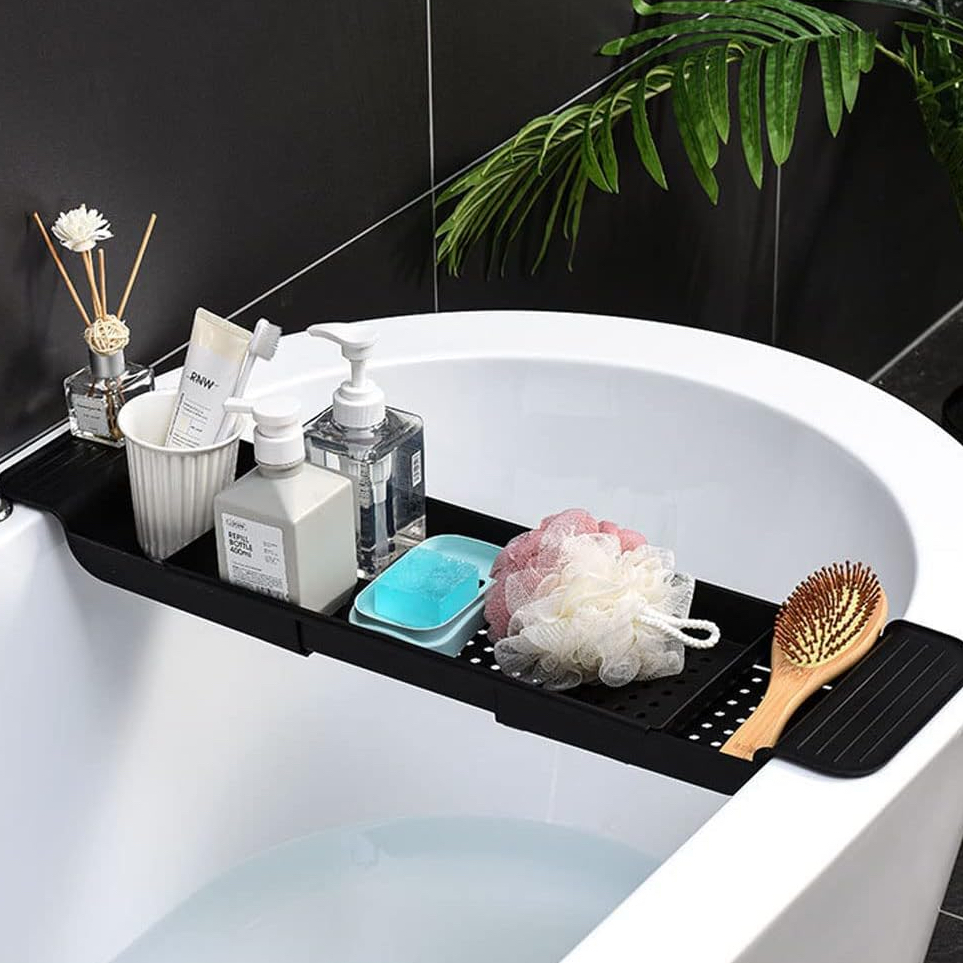 2x Multi-Functional Expandable Bath and Sink Caddies