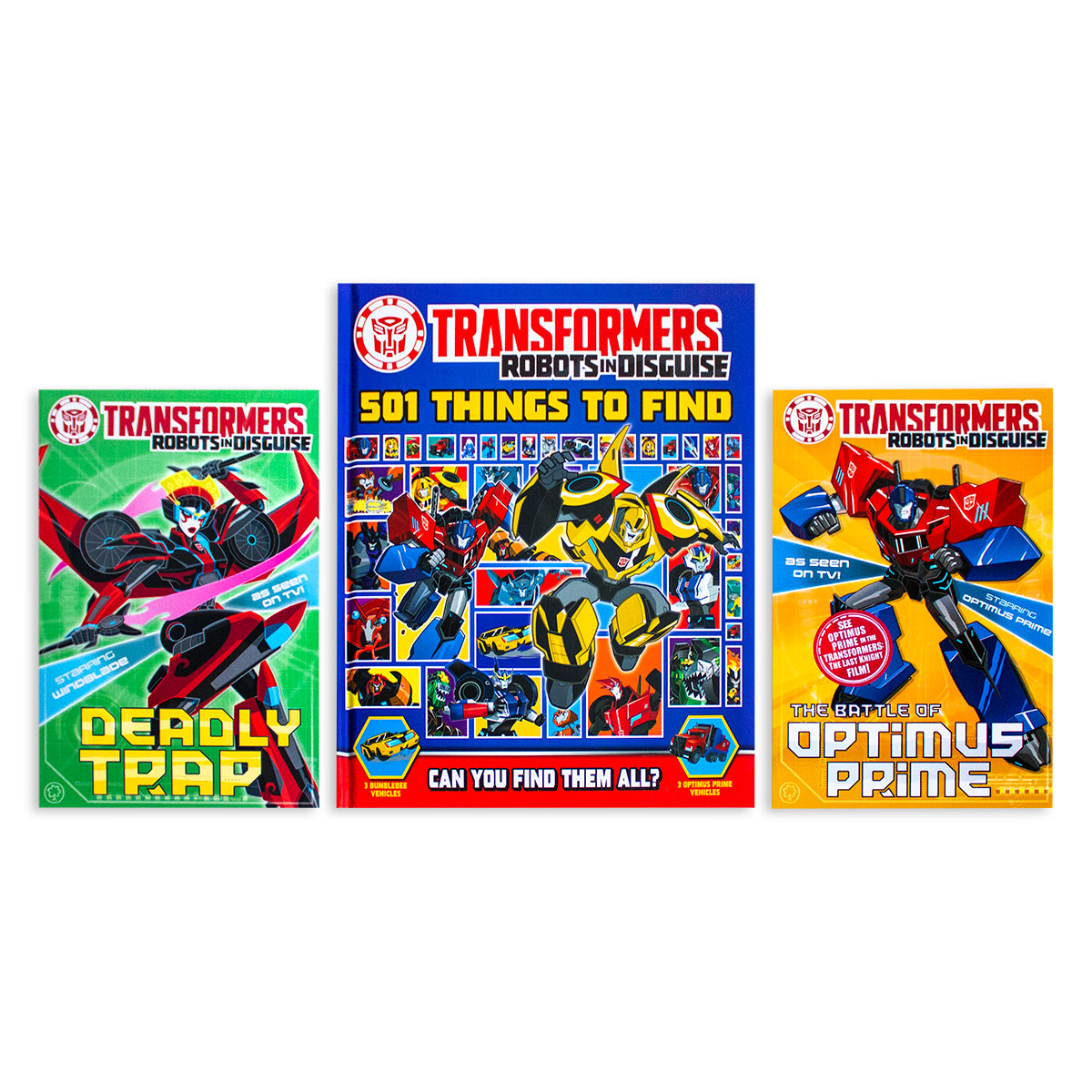 46% off on Robots in Disguise Book Set | OneDayOnly