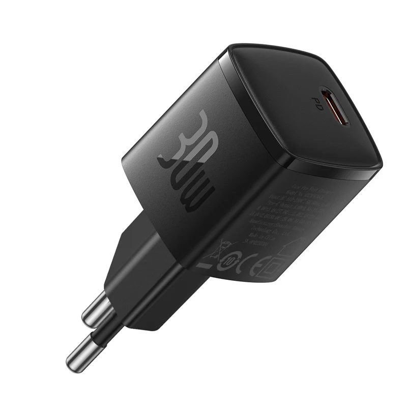 30W Cube Pro Type-C Fast Charger Black