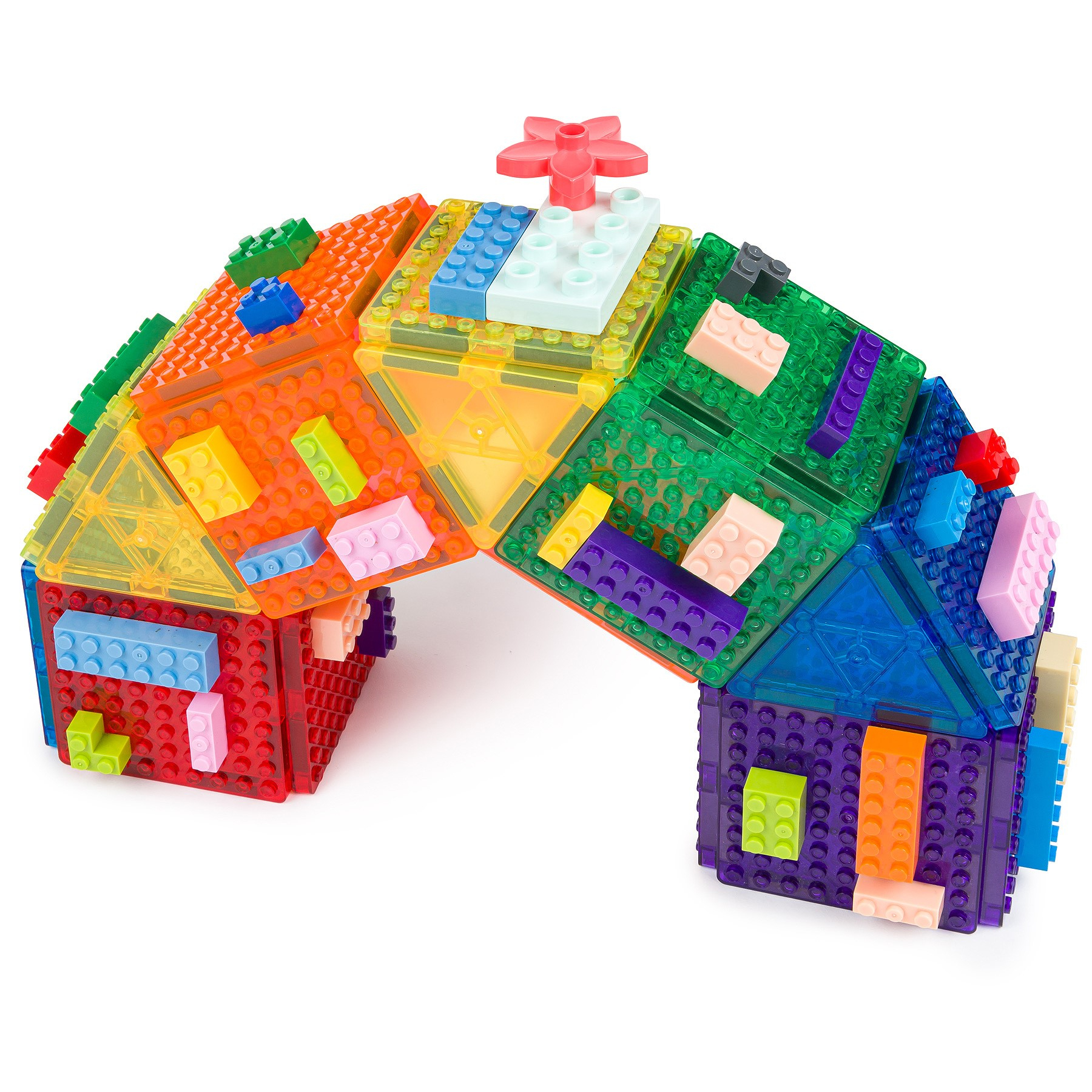 34% off on 24-Piece Building Brick Magnetic Tiles | OneDayOnly