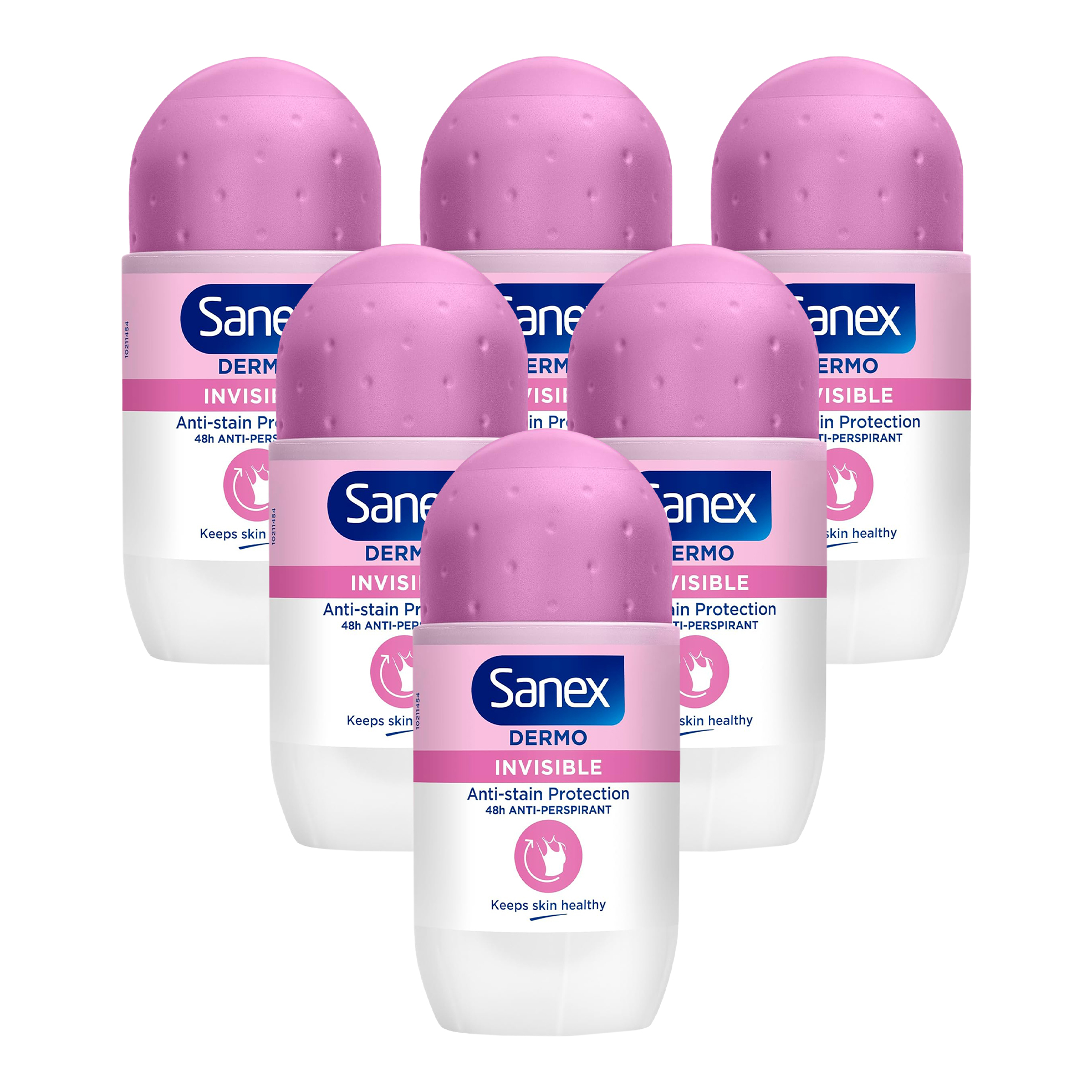 6x 50ml Ladies Dermo Anti-Perspirant Roll-Ons