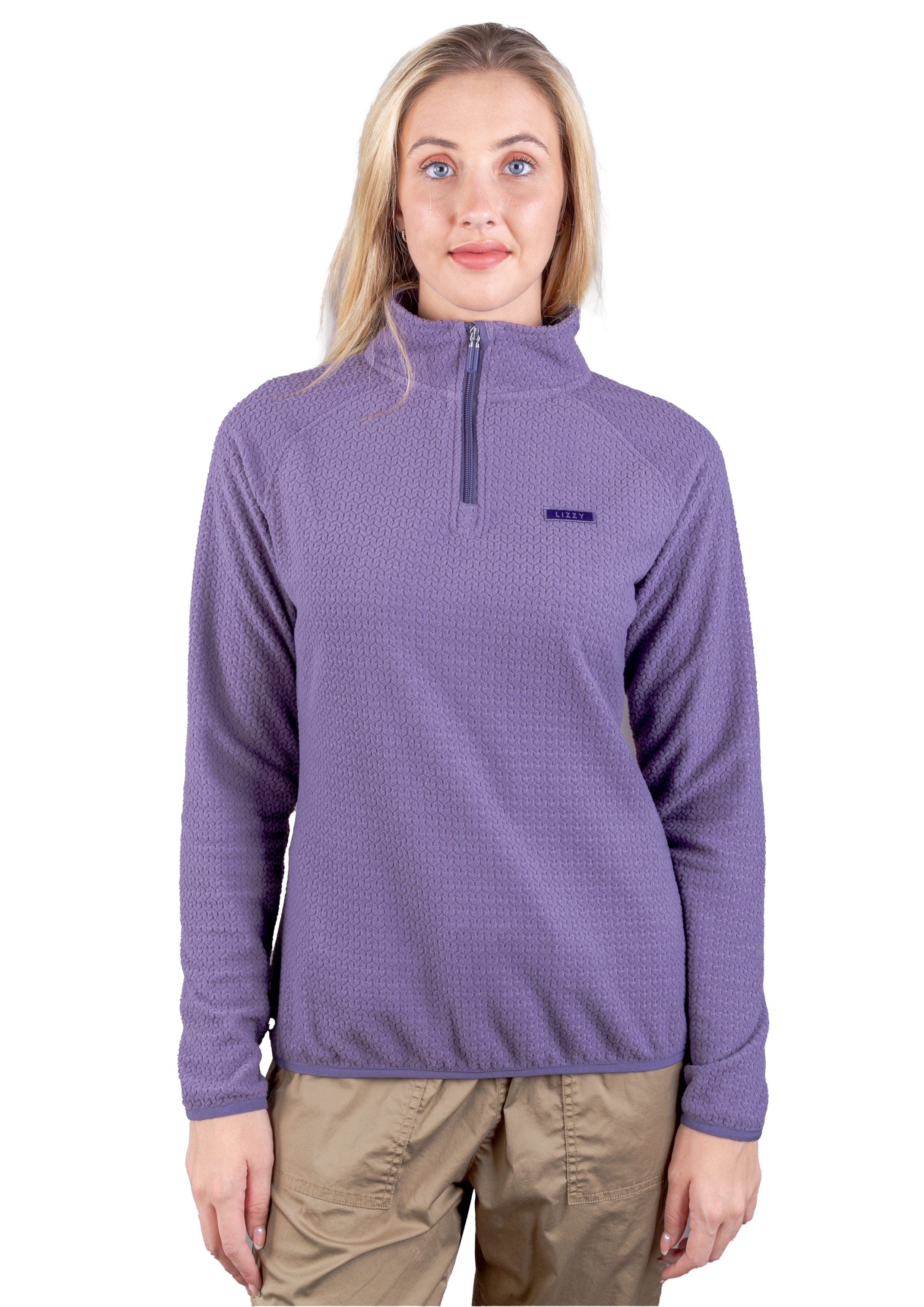 Ossanah 1/3 Zip Pullover Purple