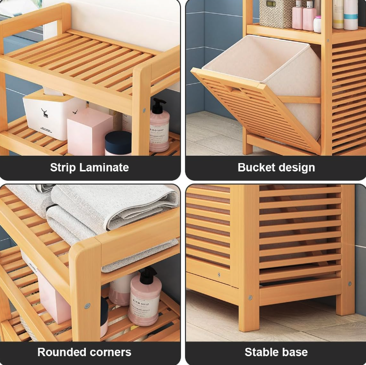 38% off on Tilt-Out Bamboo Laundry Basket | OneDayOnly