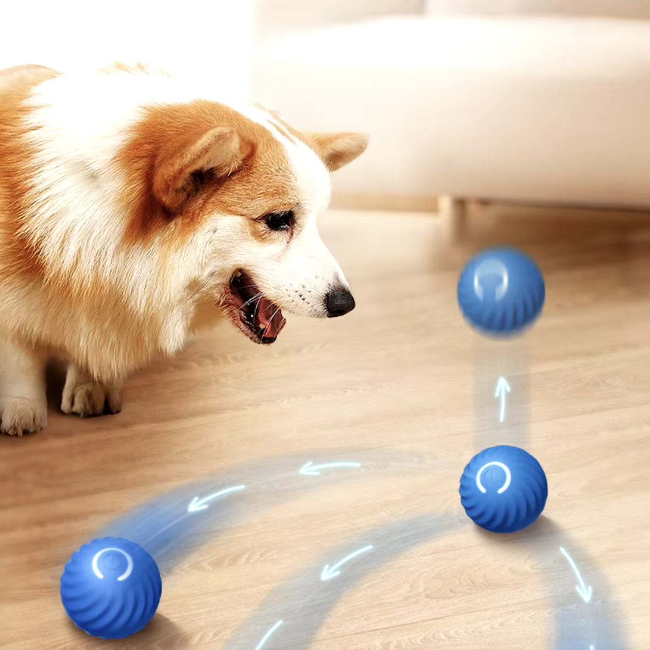 Smart Rechargeable Self-Playing Dog Ball
