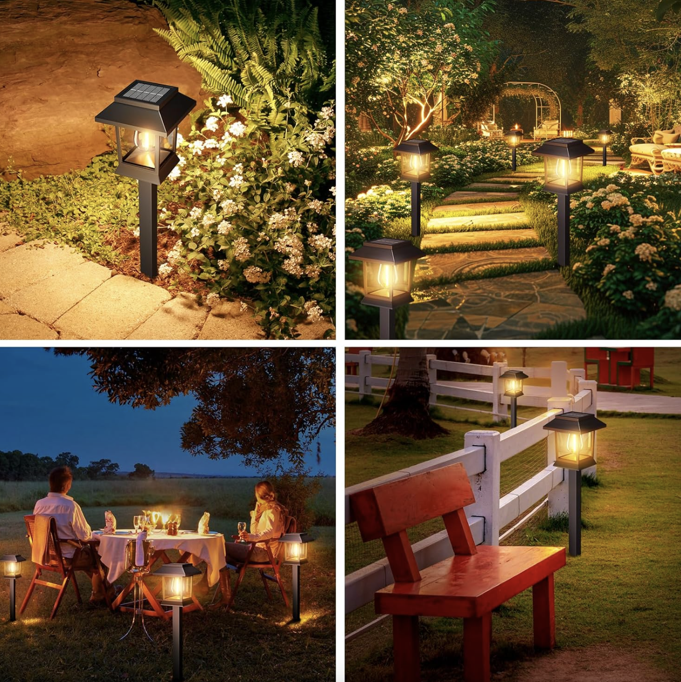 38% off on 2x Solar Rechargeable Spike Lights | OneDayOnly