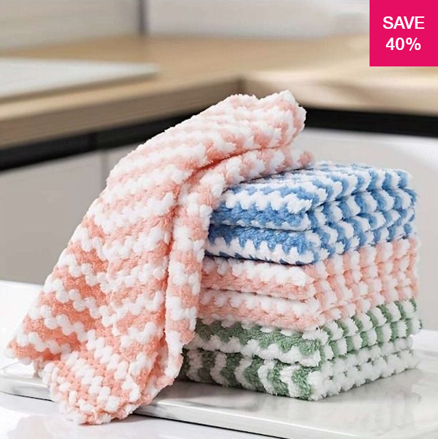 40% off on Pure Clean 5x Absorbent Dish Cloths | OneDayOnly
