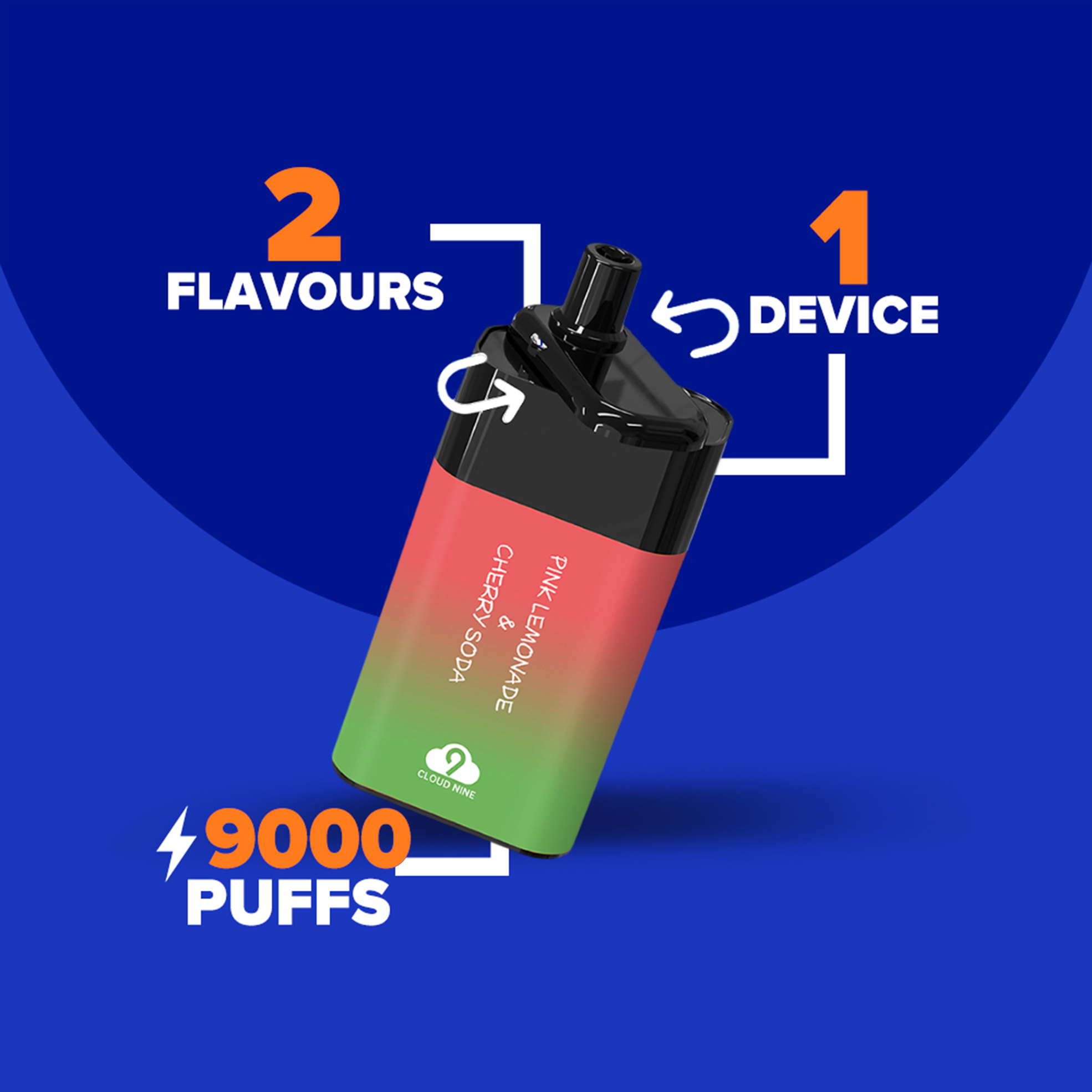 cloud nine vape Eighty Six Delta 9 Cloud9 Series Disposable 2G $17.99 main image 0