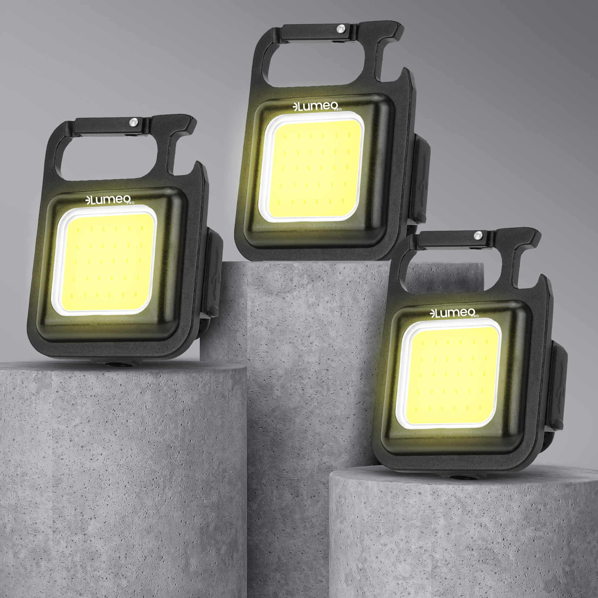 3x Pro BrightBuddy Keychain Lights