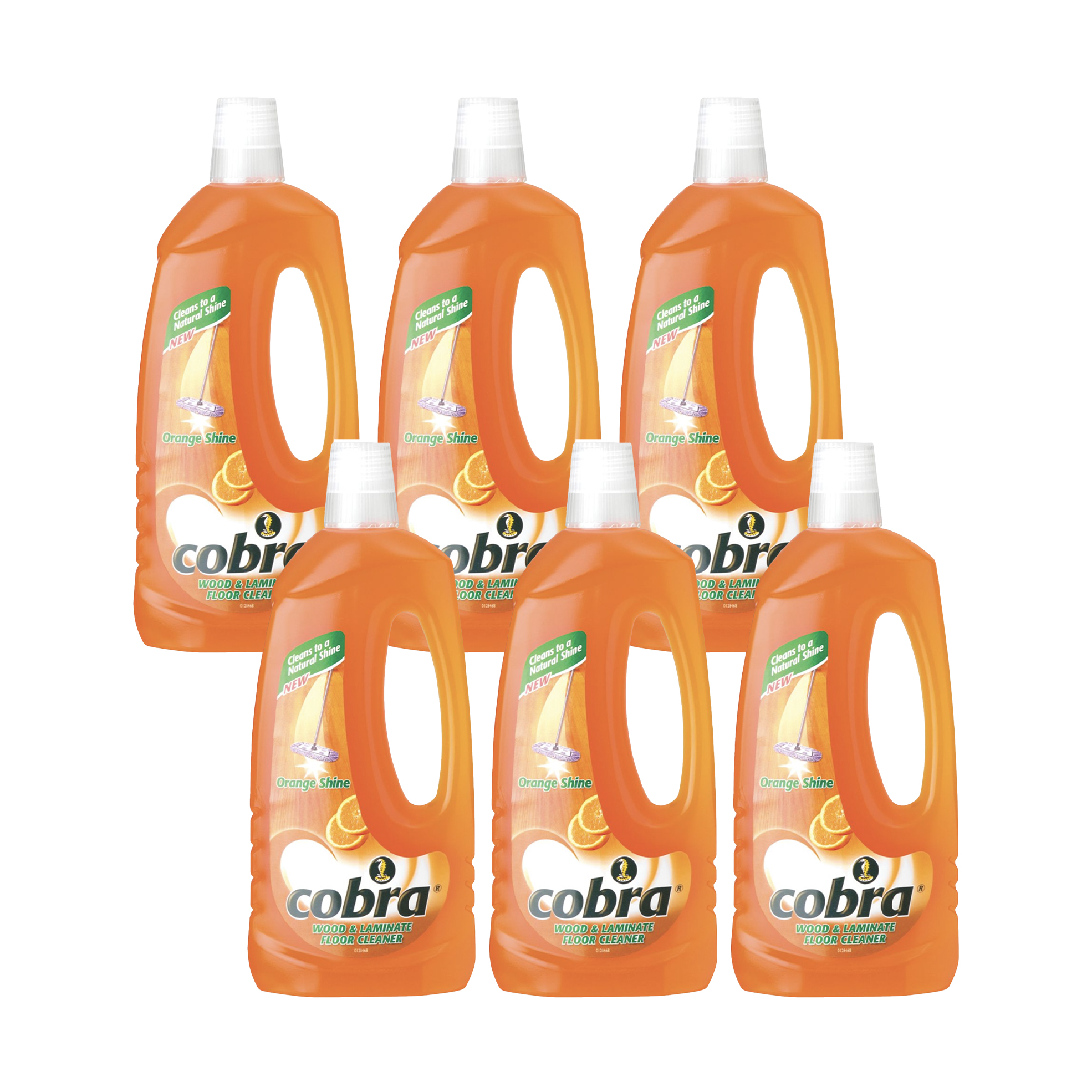 6x 750ml Wood and Laminate Floor Cleaners