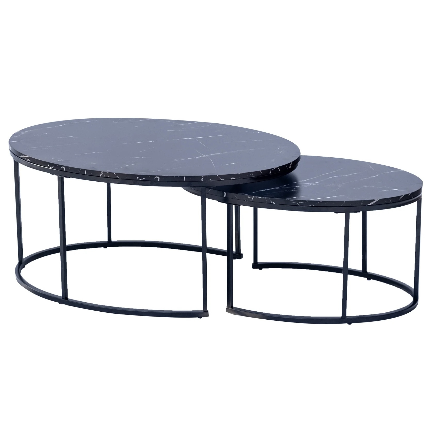 大小2つセット dareels TWO NEST TABLE re:ceno 60% off on Finery 2-Piece Nesting Tables | OneDayOnly